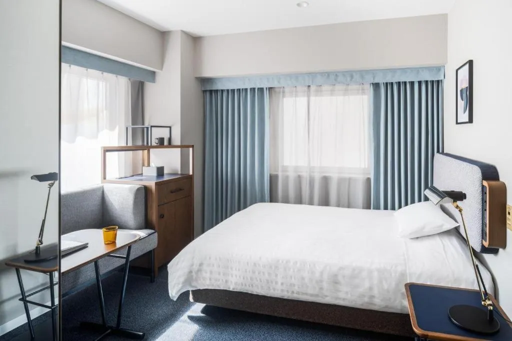 Bed in Hotel Starplaza Ikebukuro