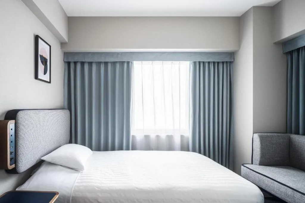 Bed in Hotel Starplaza Ikebukuro