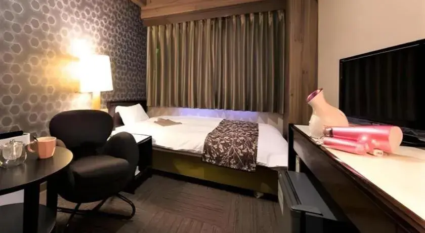 Bed in Hotel Anesis Seto-Ohashi Bed in Hotel Anesis Seto-Ohashi