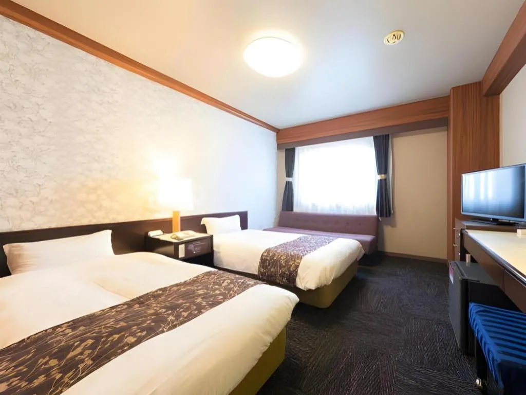 Bed in Hotel Anesis Seto-Ohashi