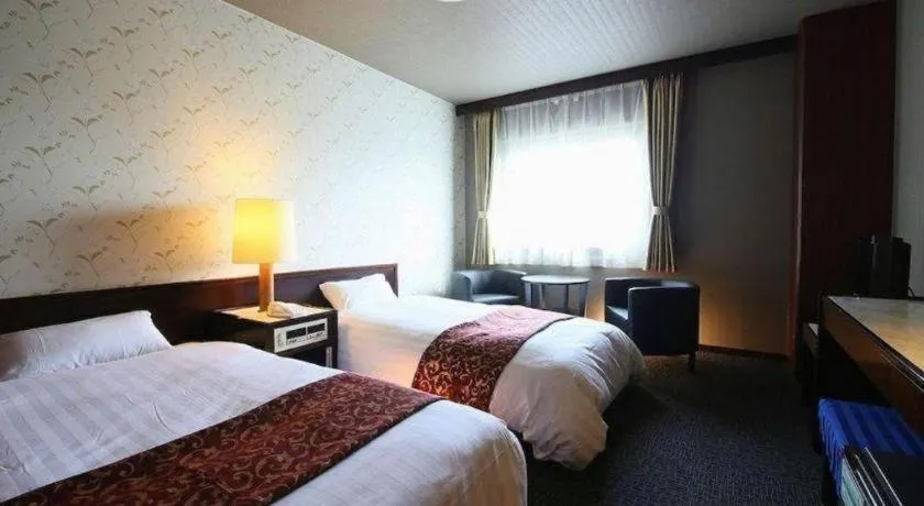 Bed in Hotel Anesis Seto-Ohashi