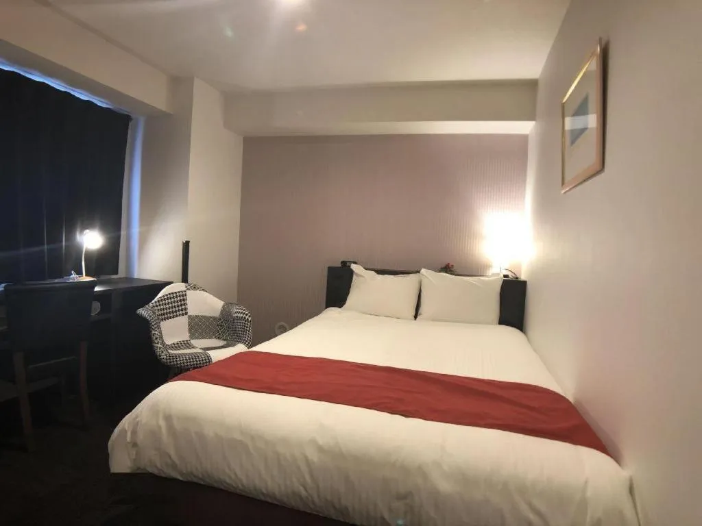 Bed in Hotel Bougainvillea Akebonobashi