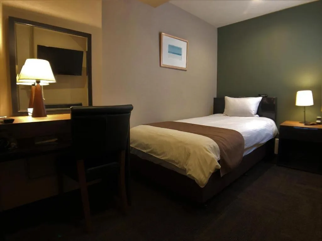 Bed in Hotel Bougainvillea Akebonobashi