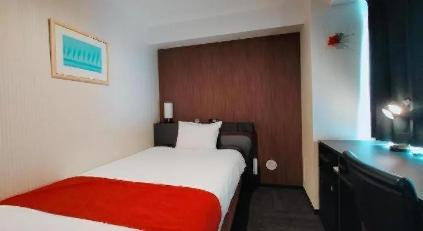 Bed in Hotel Bougainvillea Akebonobashi