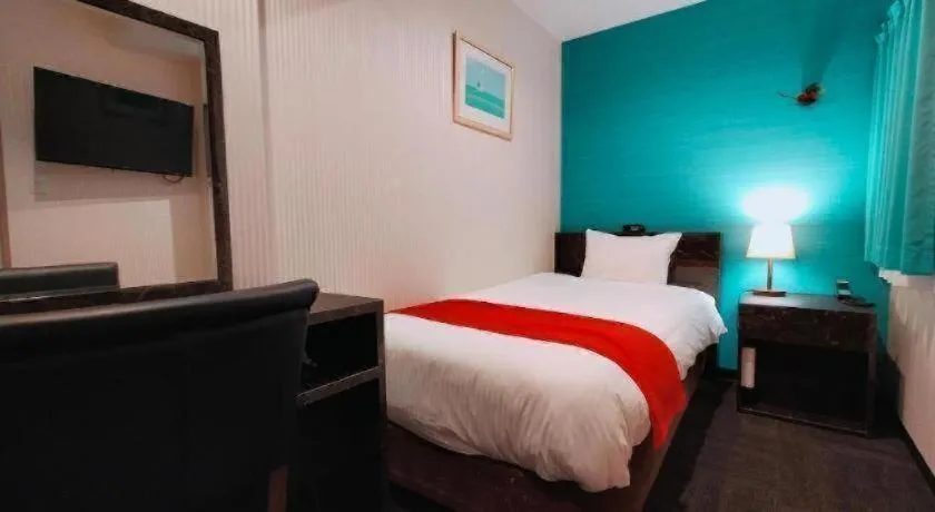 Bed in Hotel Bougainvillea Akebonobashi