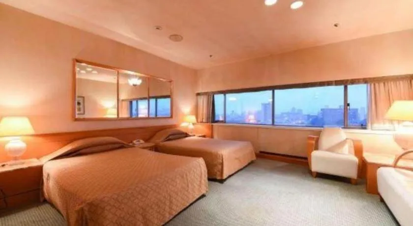 Bed in Gunma Royal Hotel