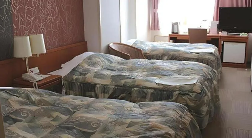 Bed in Kokura Recent Hotel