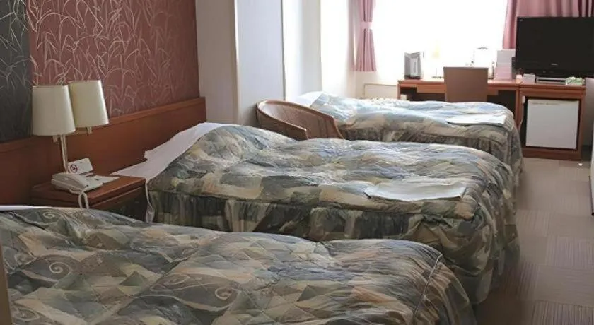 Bed in Kokura Recent Hotel