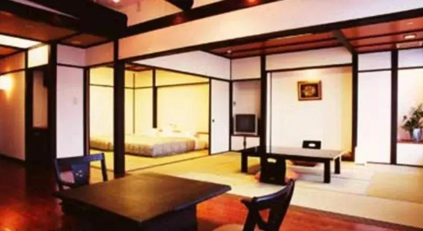 Bed in Kannawa Onsen Hotel Sansuikan Bed in Kannawa Onsen Hotel Sansuikan