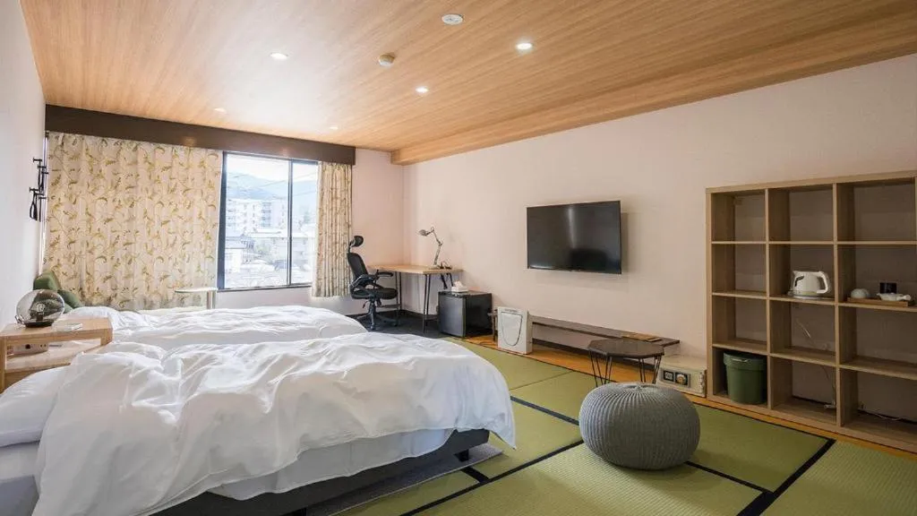 Bed in Irifunesou Hotel