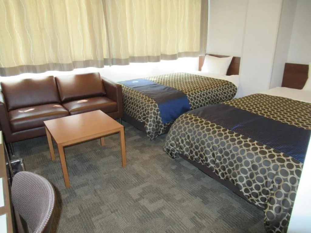 Bed in Utsunomiya Higashi Hotel