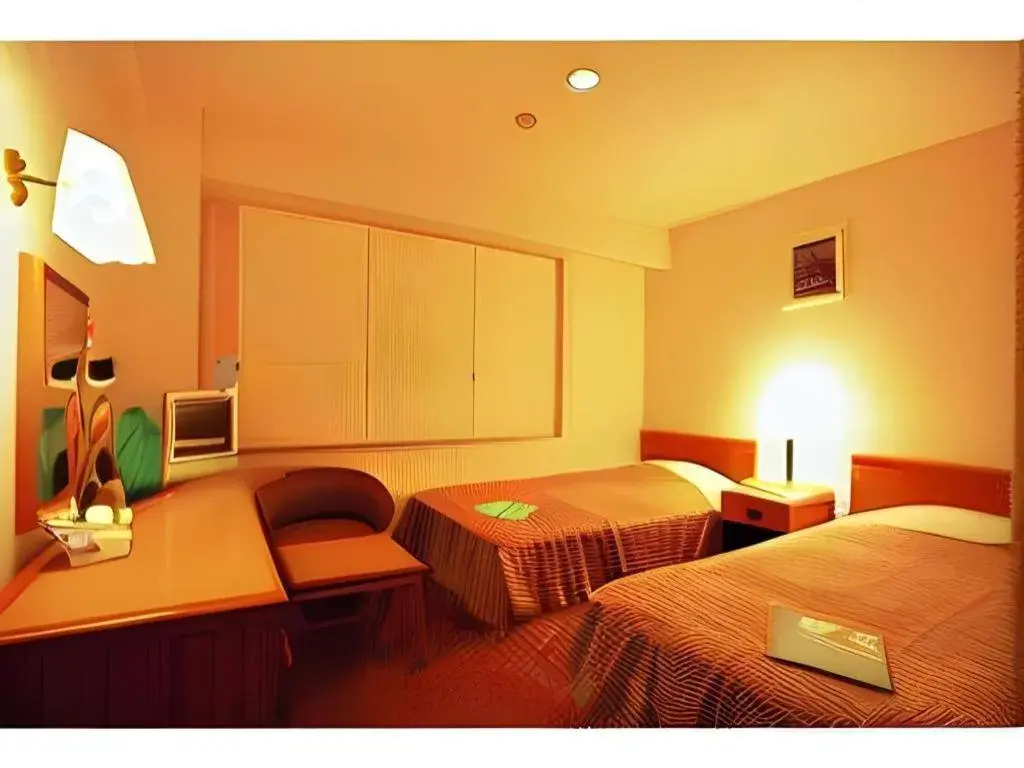 Bed in Mizue Dai-ichi Hotel Bed in Mizue Dai-ichi Hotel