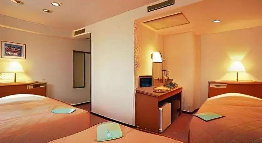 Bed in Mizue Dai-ichi Hotel Bed in Mizue Dai-ichi Hotel