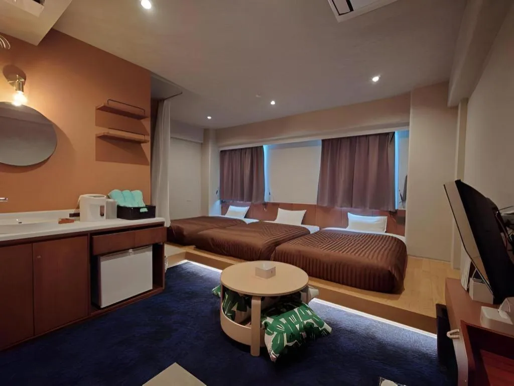 Bed in Mizue Dai-ichi Hotel