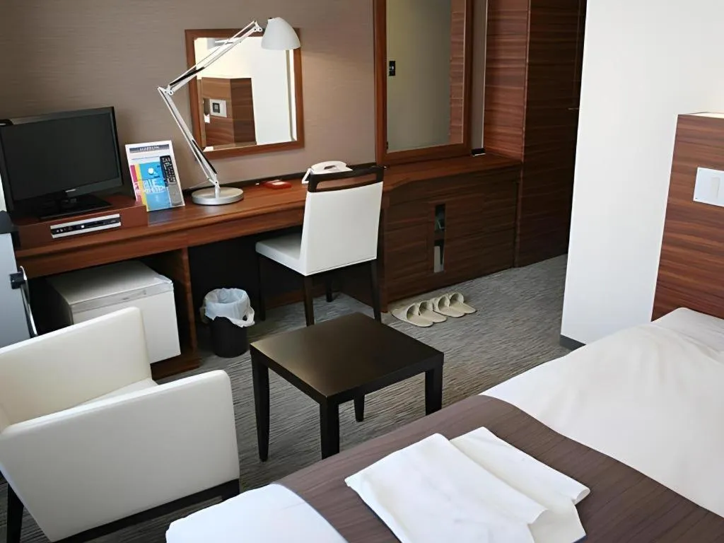 Bed in Shizuoka Daiichi Hotel