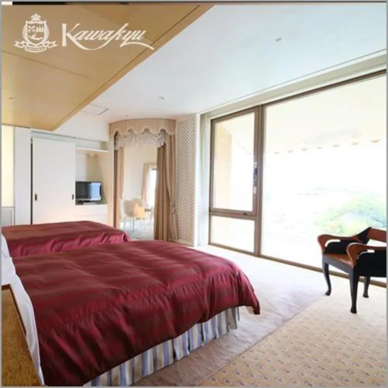 Bed in Hotel Kawakyu