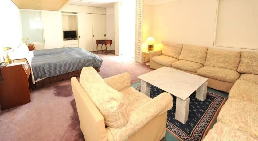 Bed in Hotel Kawakyu