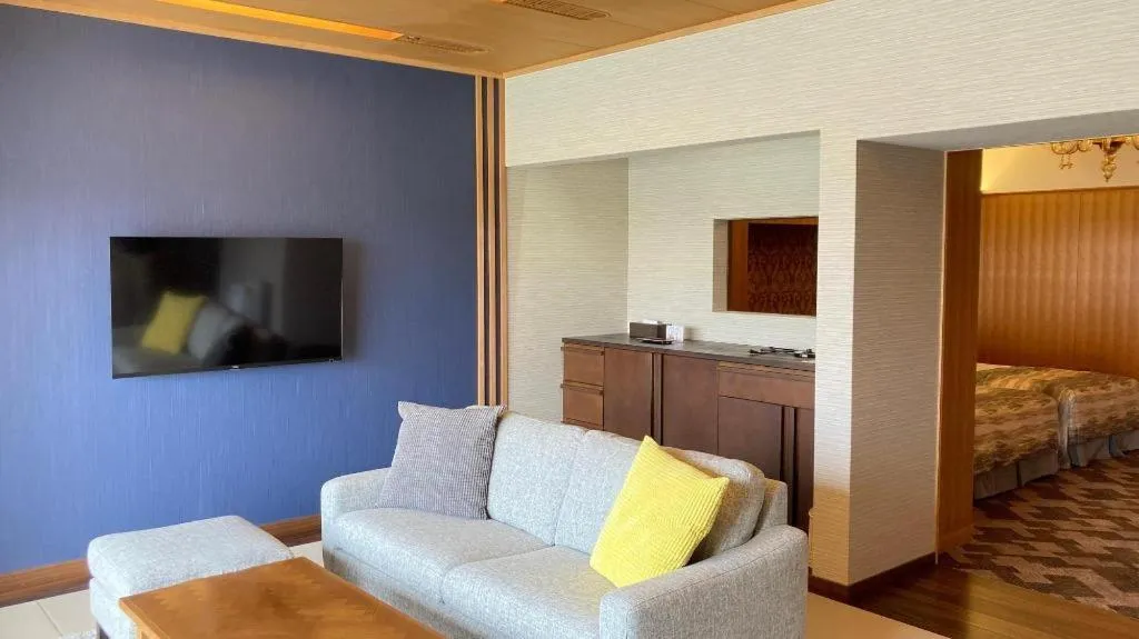 Bed in Hotel Kawakyu