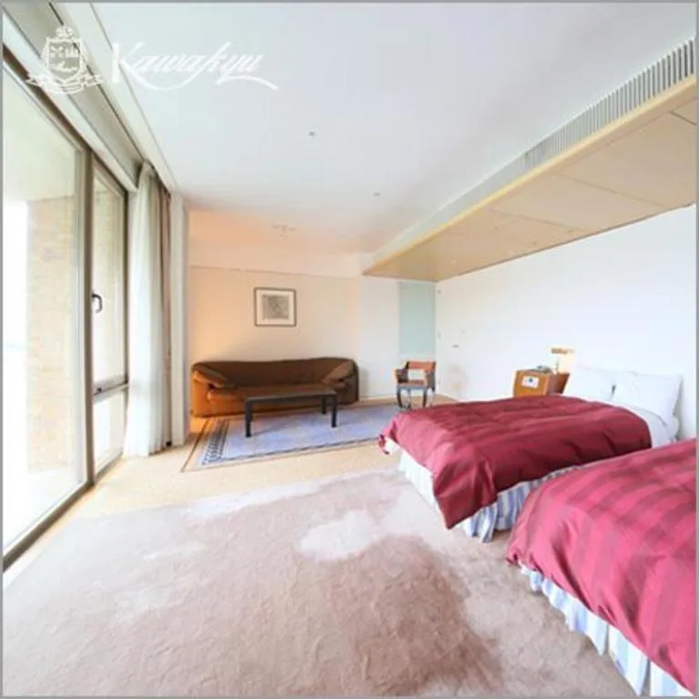 Bed in Hotel Kawakyu