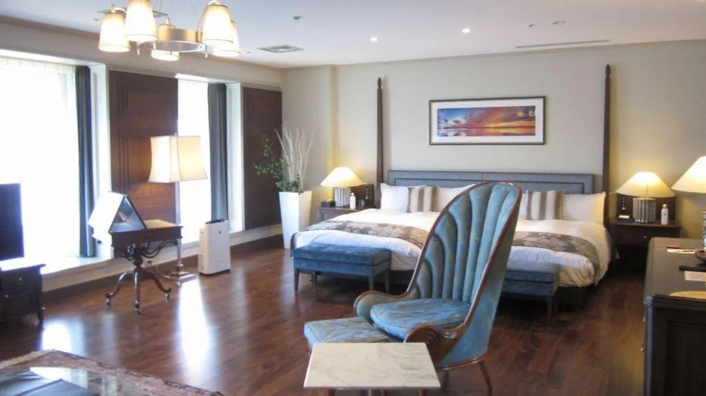 Bed in Hotel Kawakyu