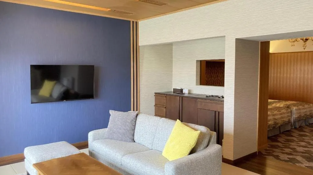 Bed in Hotel Kawakyu