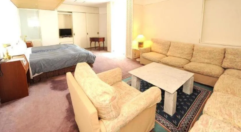 Bed in Hotel Kawakyu