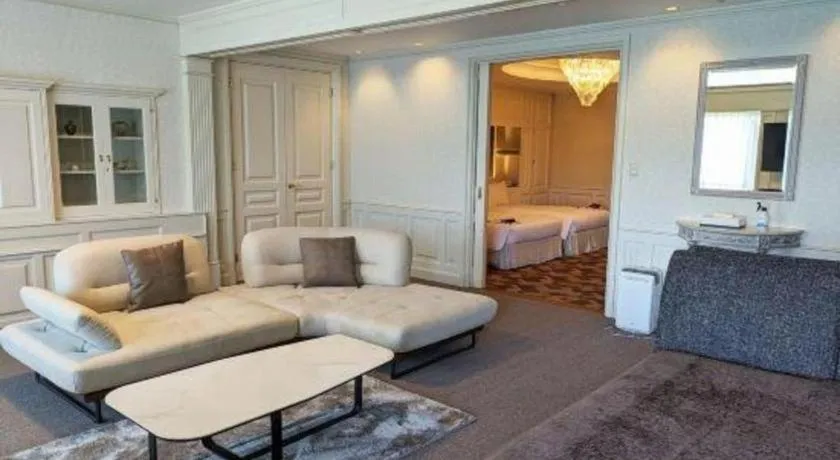 Bed in Hotel Kawakyu