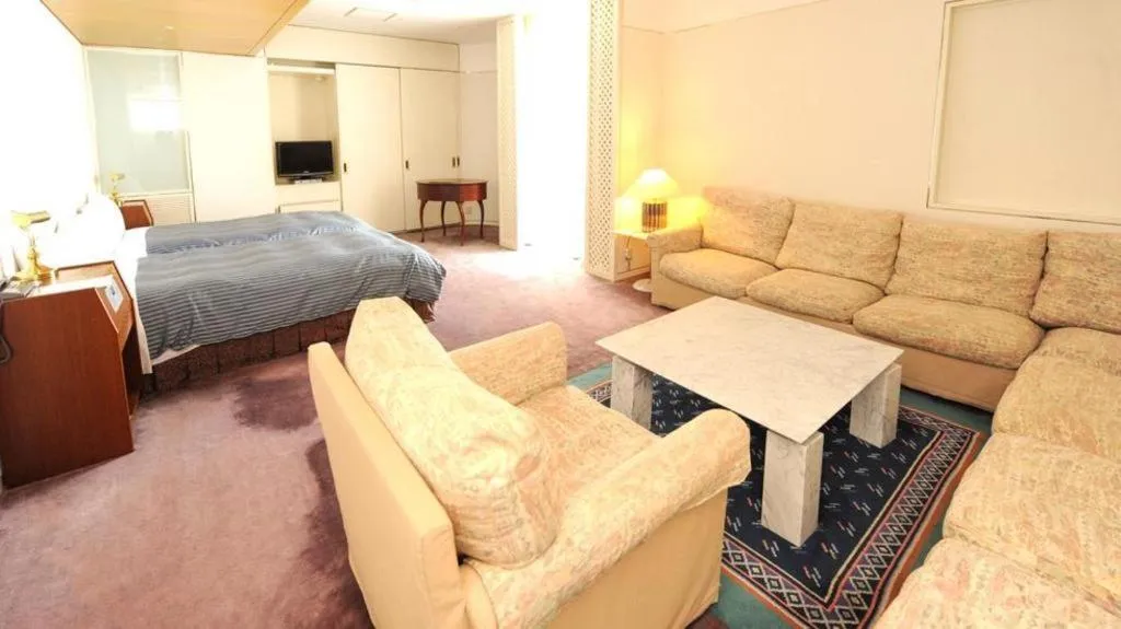 Bed in Hotel Kawakyu