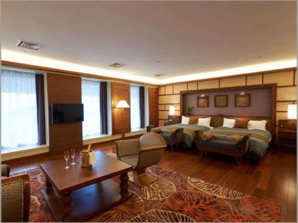 Bed in Hotel Kawakyu