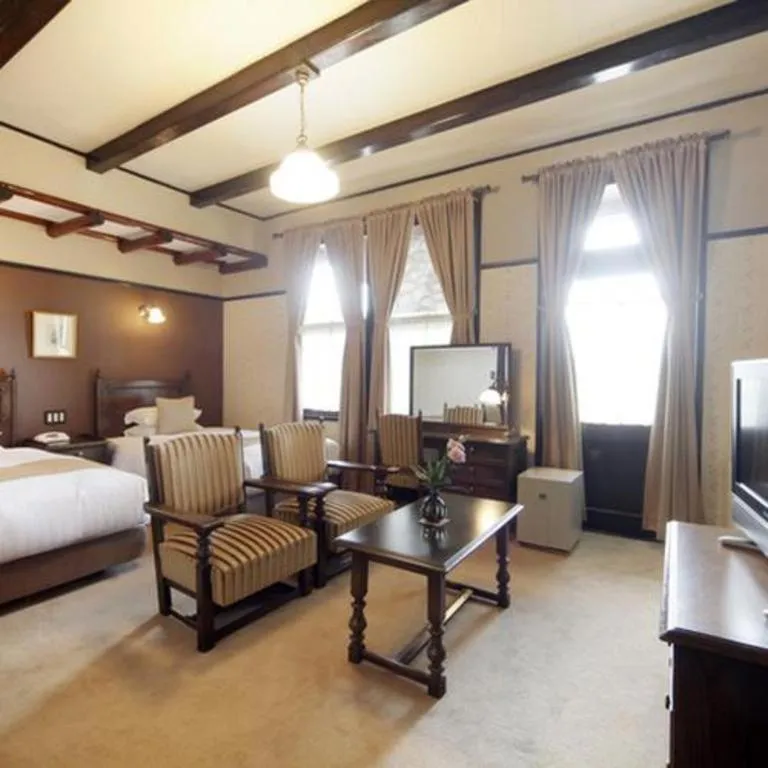 Bed in Unzen Kanko Hotel