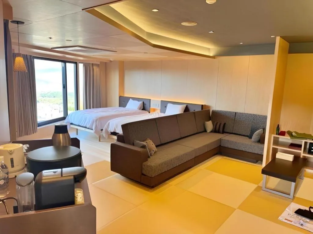 Bed in Hotel Matsumotoro