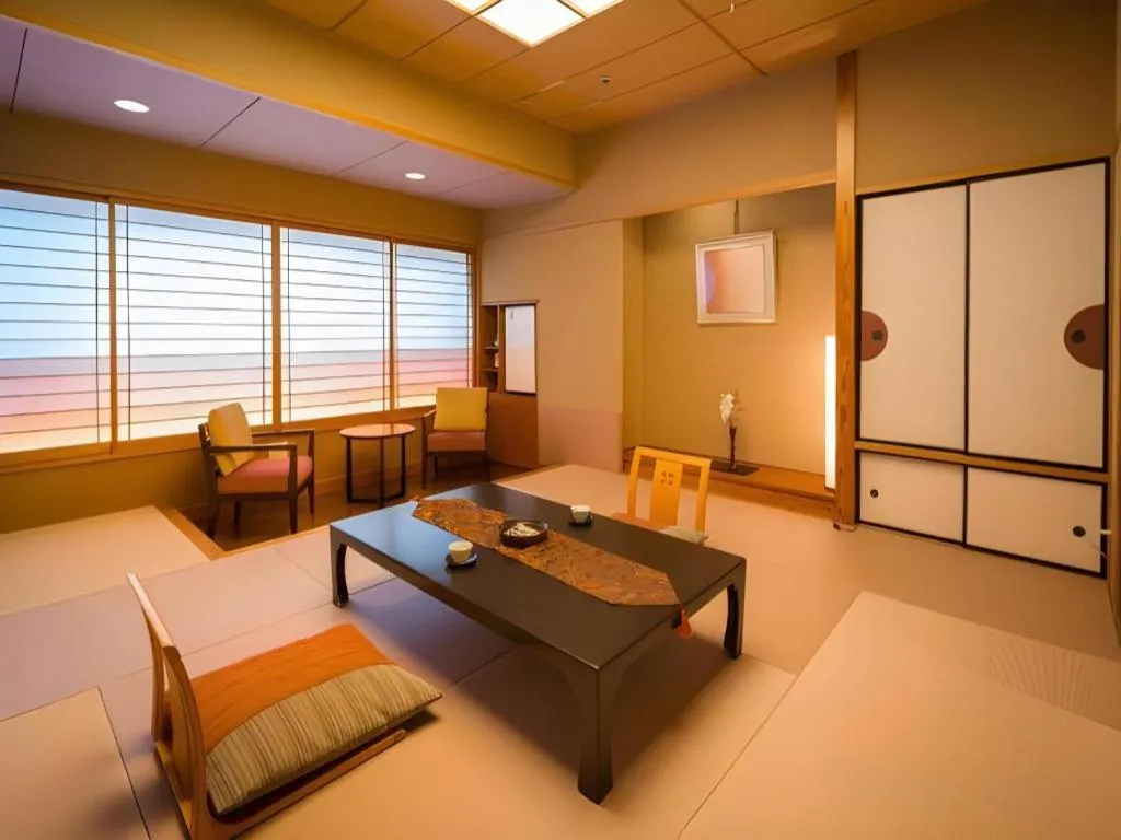 Bed in Hotel Matsumotoro