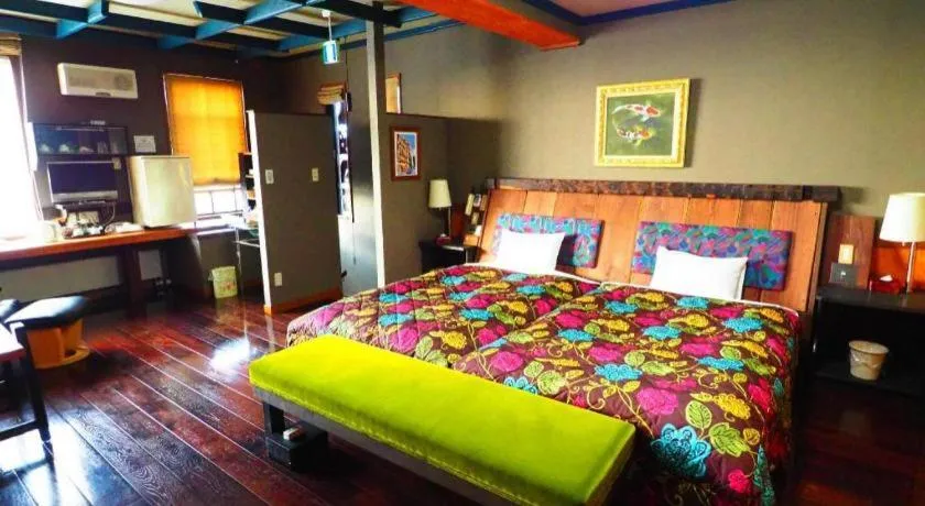 Bed in Auberge Kitano Dandan