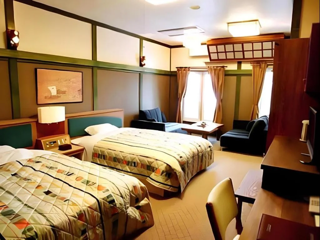 Bed in Auberge Kitano Dandan