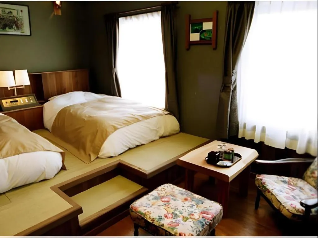Bed in Auberge Kitano Dandan