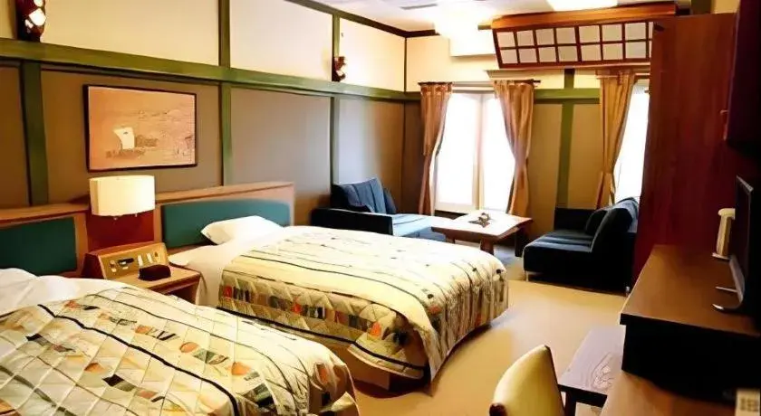 Bed in Auberge Kitano Dandan Bed in Auberge Kitano Dandan