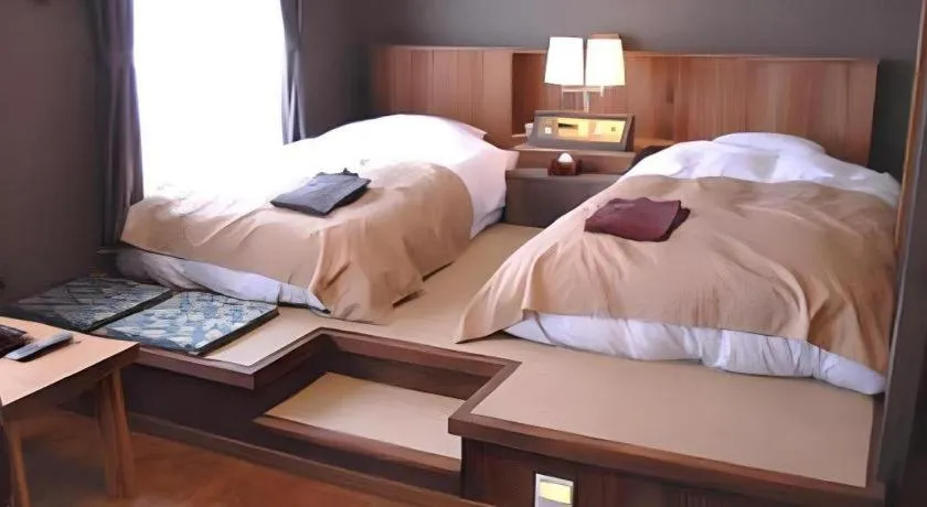 Bed in Auberge Kitano Dandan
