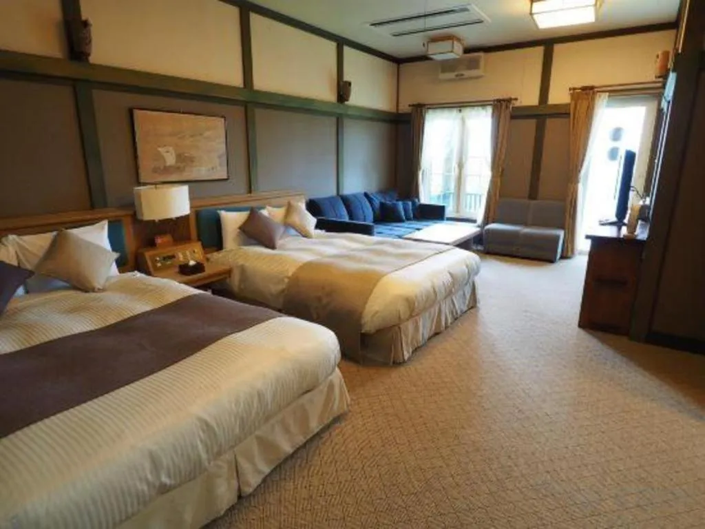 Bed in Auberge Kitano Dandan