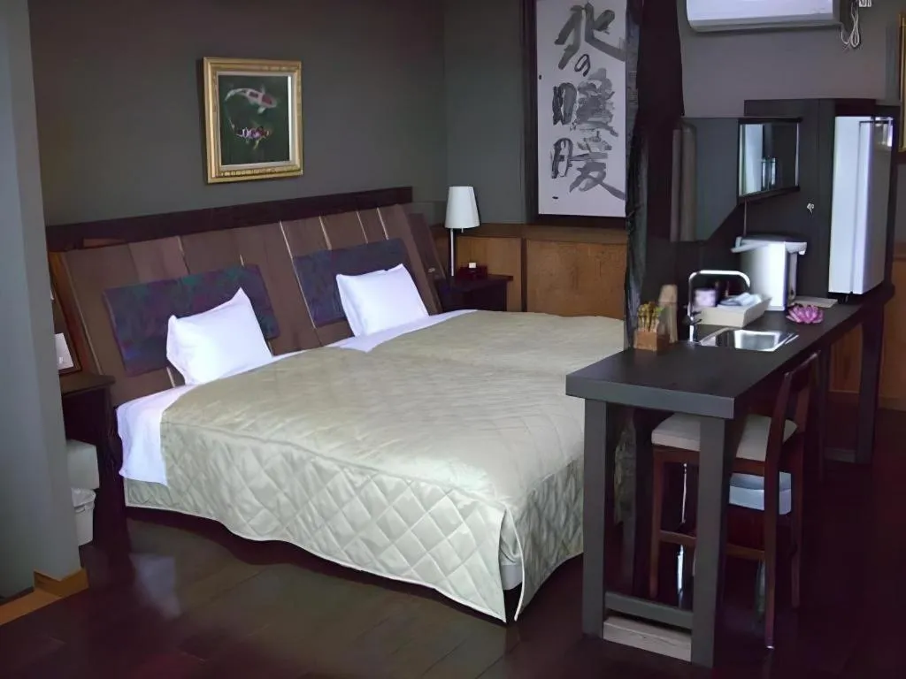 Bed in Auberge Kitano Dandan