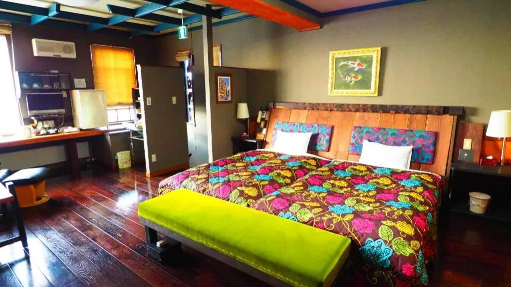 Bed in Auberge Kitano Dandan