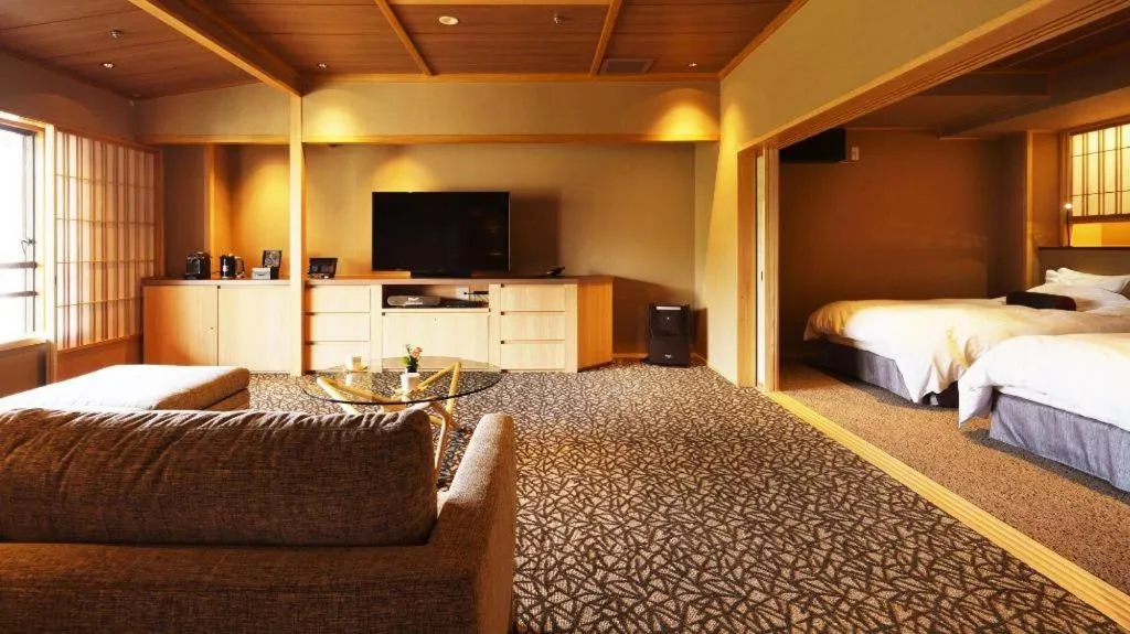 Bed in Shiratamano Yu Senkei