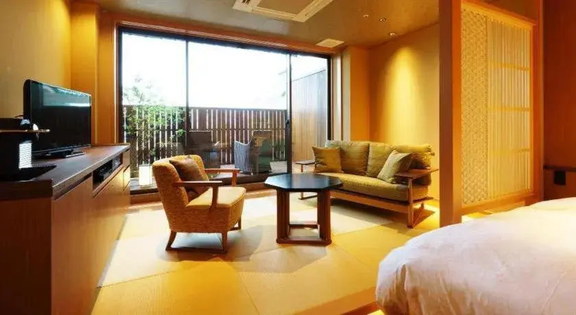 Bed in Shiratamano Yu Senkei Bed in Shiratamano Yu Senkei