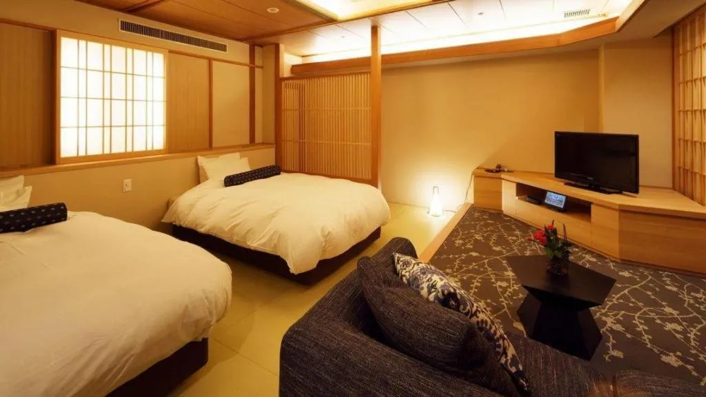Bed in Shiratamano Yu Senkei
