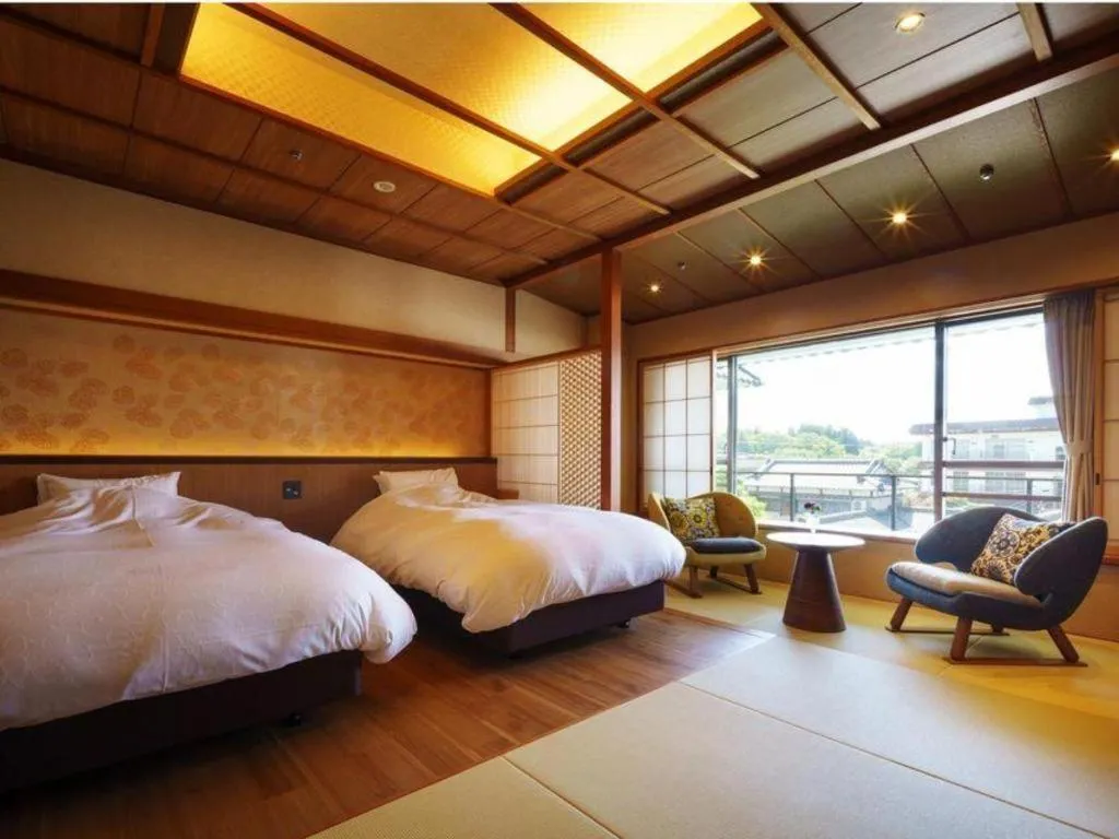 Bed in Shiratamano Yu Senkei