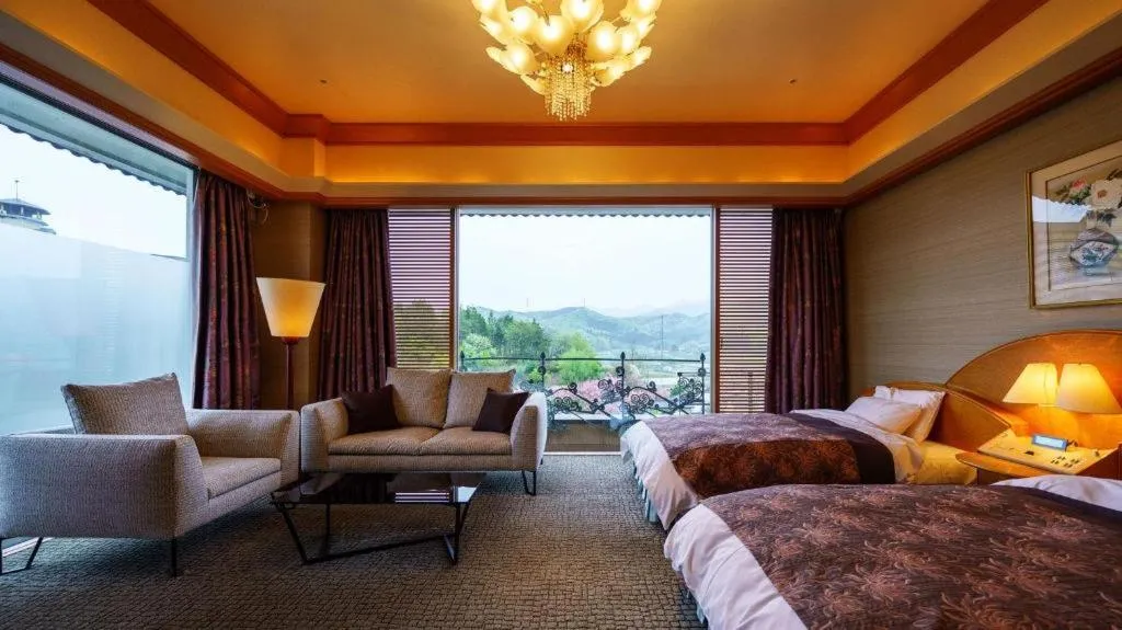 Bed in Shiratamano Yu Senkei