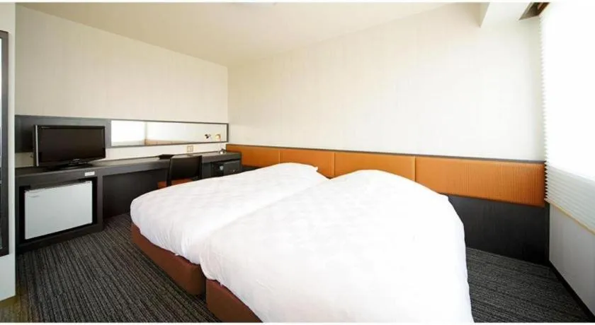 Bed in Green Hotel Yes Nagahama Minatokan