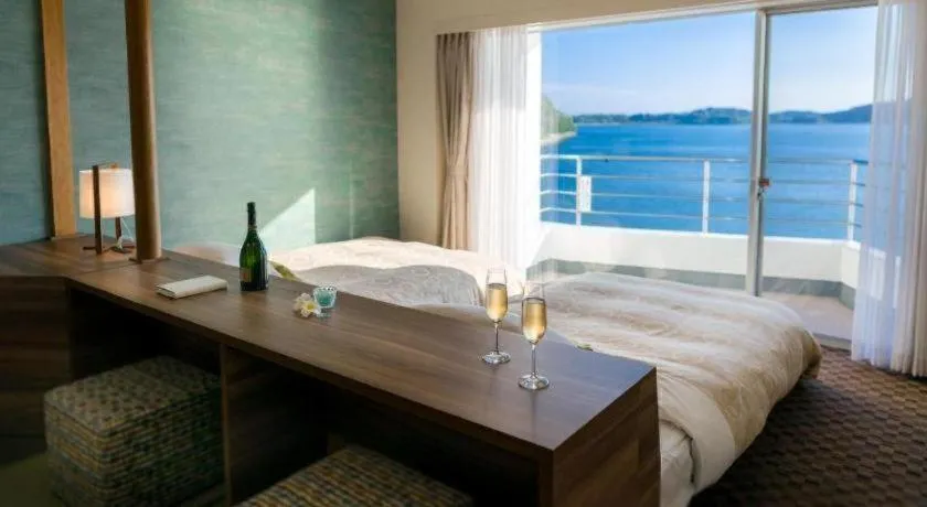 Bed in Hotel Harvest Hamanako