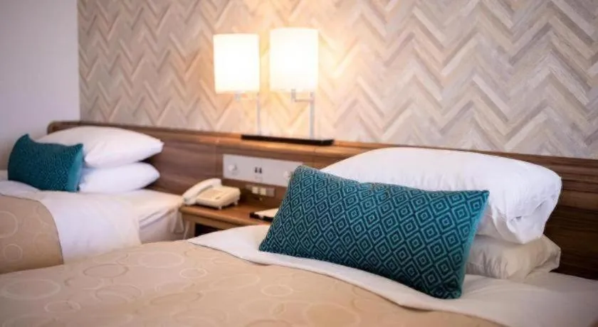 Bed in Hotel Harvest Hamanako