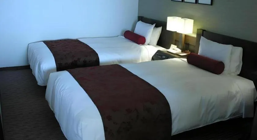 Bed in Hotel Harvest Tateshina