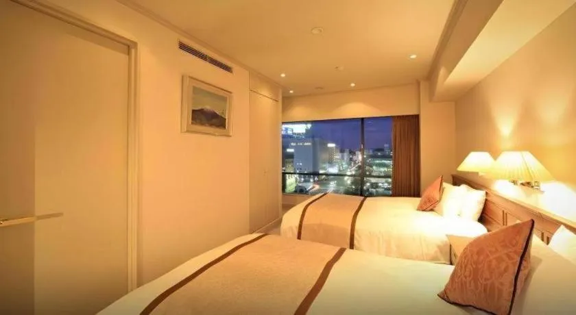 Bed in Hotel Harvest In Yonago